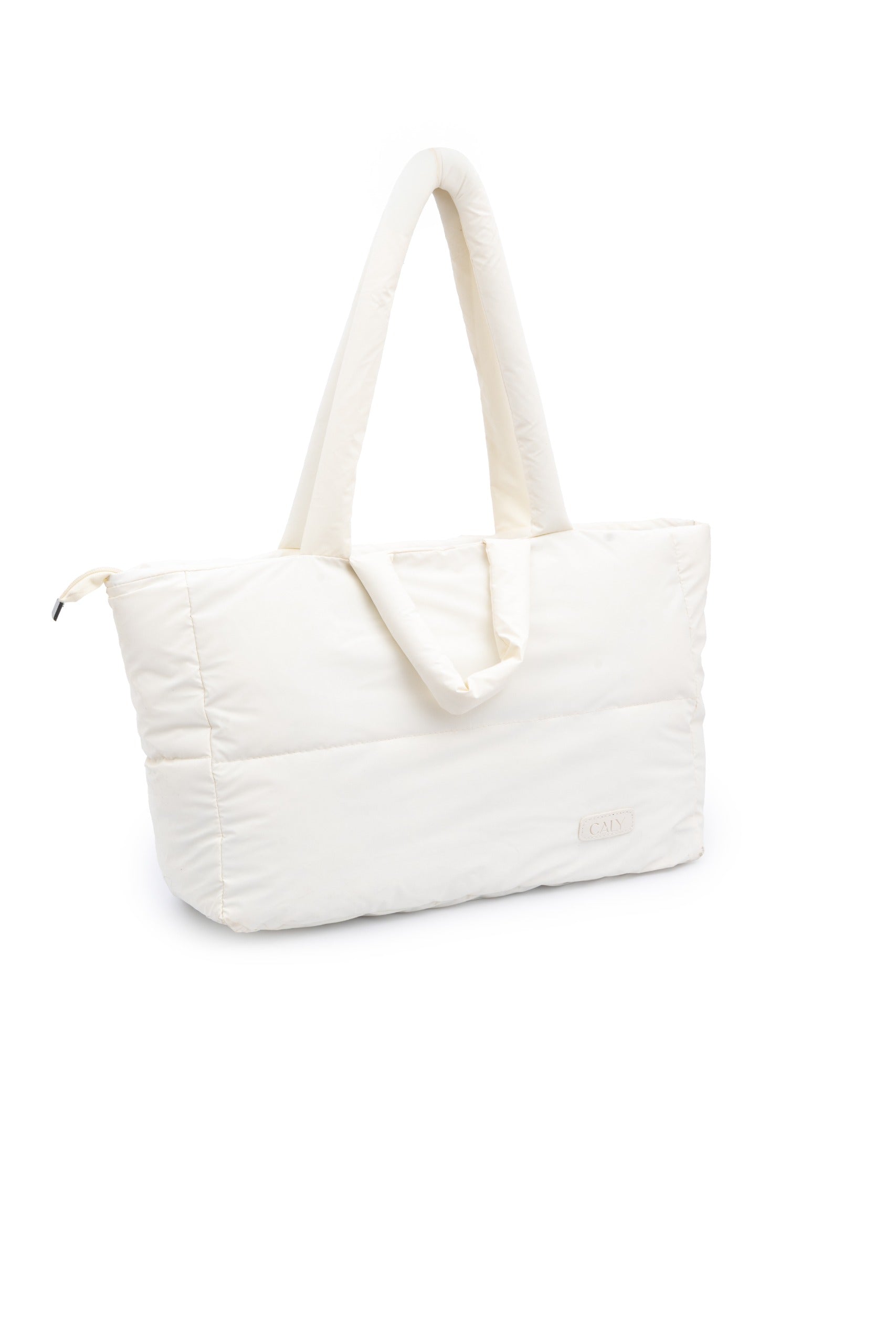 Puffer Maxi Tote - White