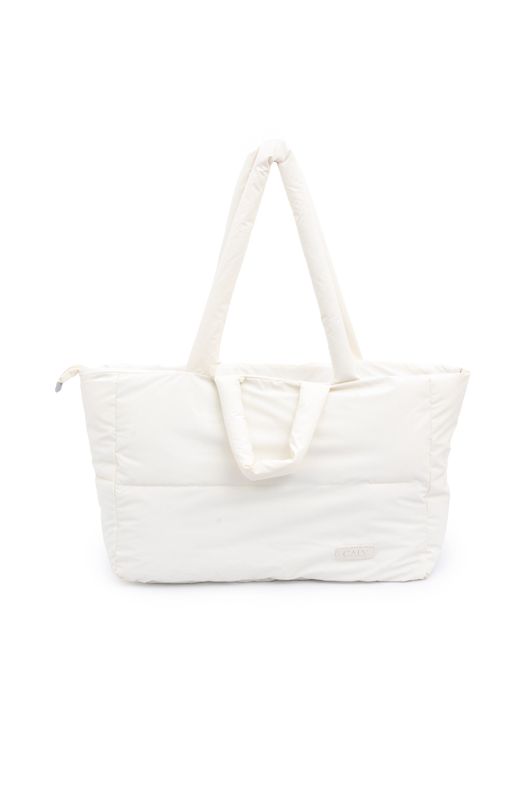 Puffer Maxi Tote - White